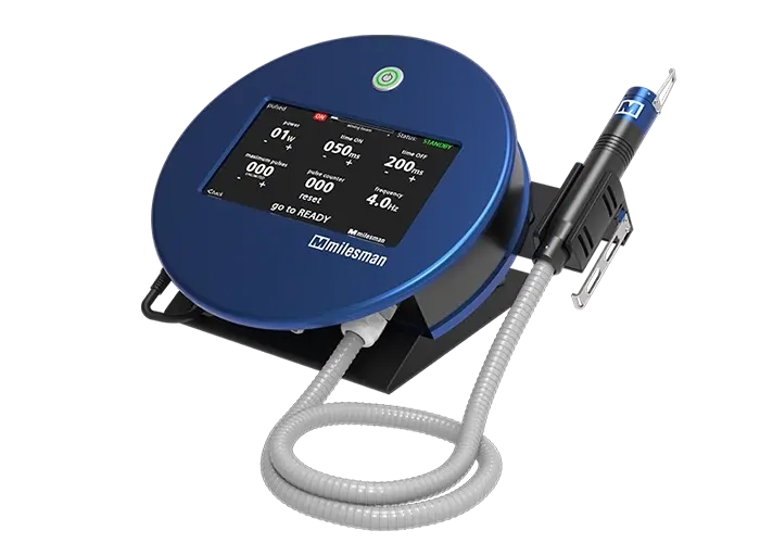 Equipo Blauman — láser azul para estética